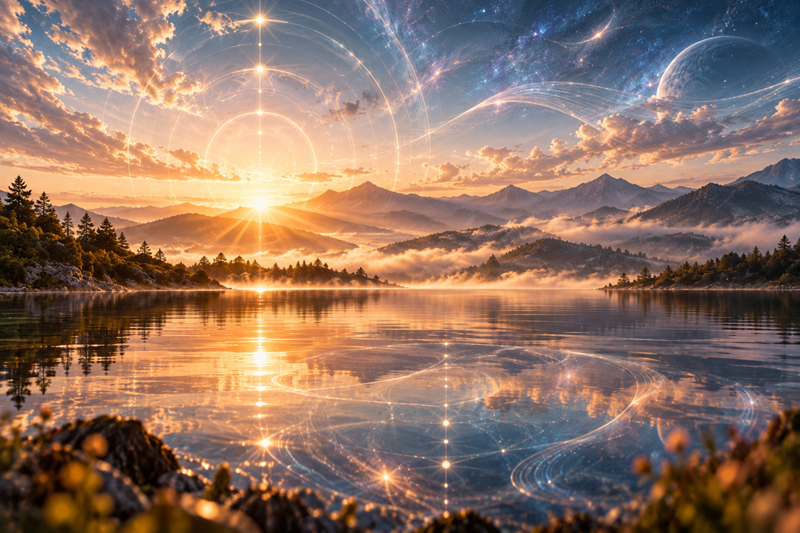outdoor landscape of seen and unseen