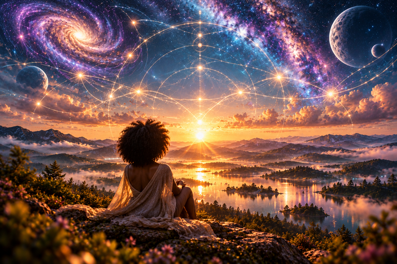 a person that is part of the larger cosmic picture