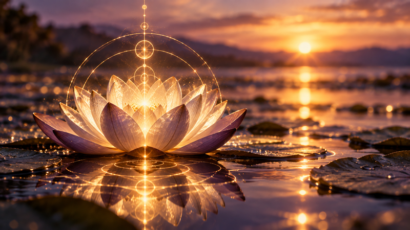 lotus flower revealing what was already there